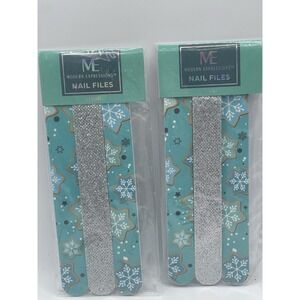 Modern Expressions Holiday‎ Nails Files , Set of 2